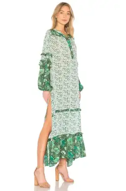 Spell Designs Winona Ivy Maxi Boho Dress Green Size 10 for rent on The Volte - image 2