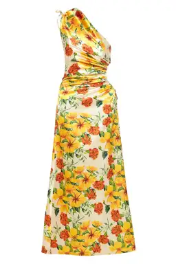 Sonya Moda Nour Yarden Floral Maxi Dress Print Size 8