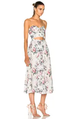 Zimmermann Jasper Tie Dress Floral Size 8 for rent on The Volte - image 2