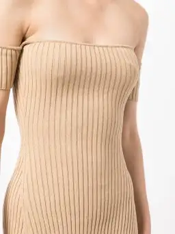 Anna Quan Candice Mini Dress Chai Brown Size 6 for rent on The Volte - image 4