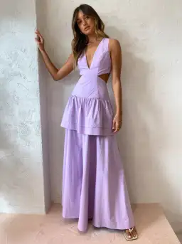 Manning Cartell Sweet Escape Maxi Dress Lilac Size 10