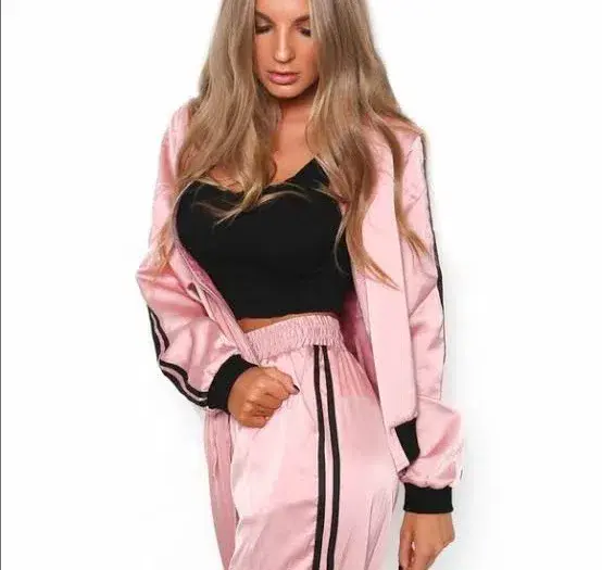 I.AM.GIA. Yohanna Satin Bomber Jacket Pink Size XS / 8 - Image 1