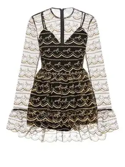 Alice McCall Satellite Long Sleeve Dress Black Size 10 for rent on The Volte - image 3