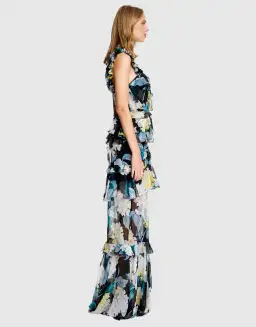 Alice McCall Wild Gown Floral Print Size 10 for rent on The Volte - image 4