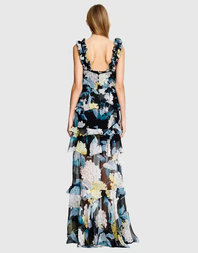 Alice McCall Wild Gown Floral Print Size 10 for rent on The Volte - main image