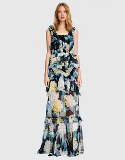Alice McCall Wild Gown Floral Print Size 10 for rent on The Volte - image 1