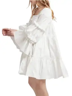 Aje L’espirit Mini Dress White Size 10 for rent on The Volte - image 6