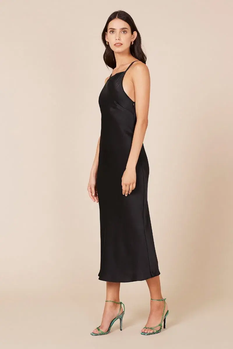 Camilla and Marc Antonelli Backless Dress Black Size 10 for rent on The Volte - main image