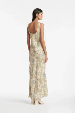 Sir the Label Maev Slip Dress Print Size 12