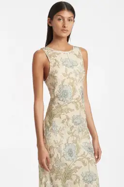 Sir the Label Maev Slip Dress Print Size 12