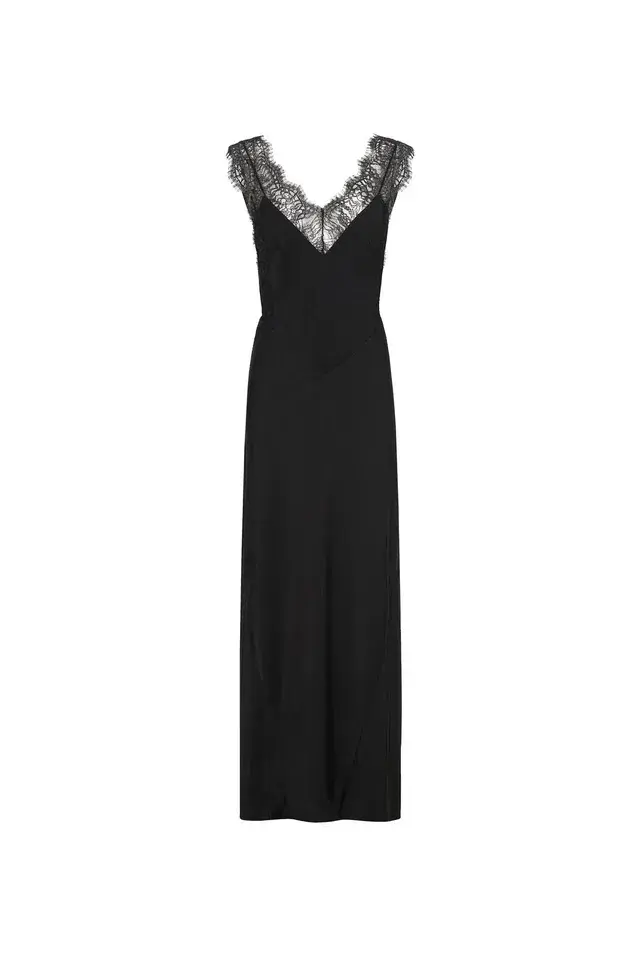 Camilla and Marc Sola Maxi Dress Black Size 8 for rent on The Volte - main image