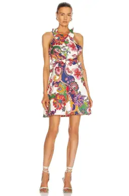 Zimmermann Lovestruck Tie Back Dress Print Size 6 for rent on The Volte - image 1