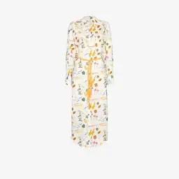 Alemais Sam Pauletto Golden Hand Midi Shirt Dress Print Size 10