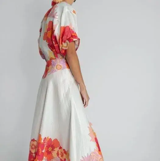 Alemais Calista relaxed shirt & Circle Skirt Print Size 14 for rent on The Volte - main image