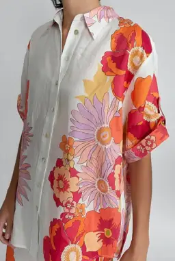 Alemais Calista relaxed shirt & Circle Skirt Print Size 14 for rent on The Volte - image 6