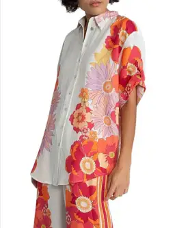 Alemais Calista relaxed shirt & Circle Skirt Print Size 14 for rent on The Volte - image 9