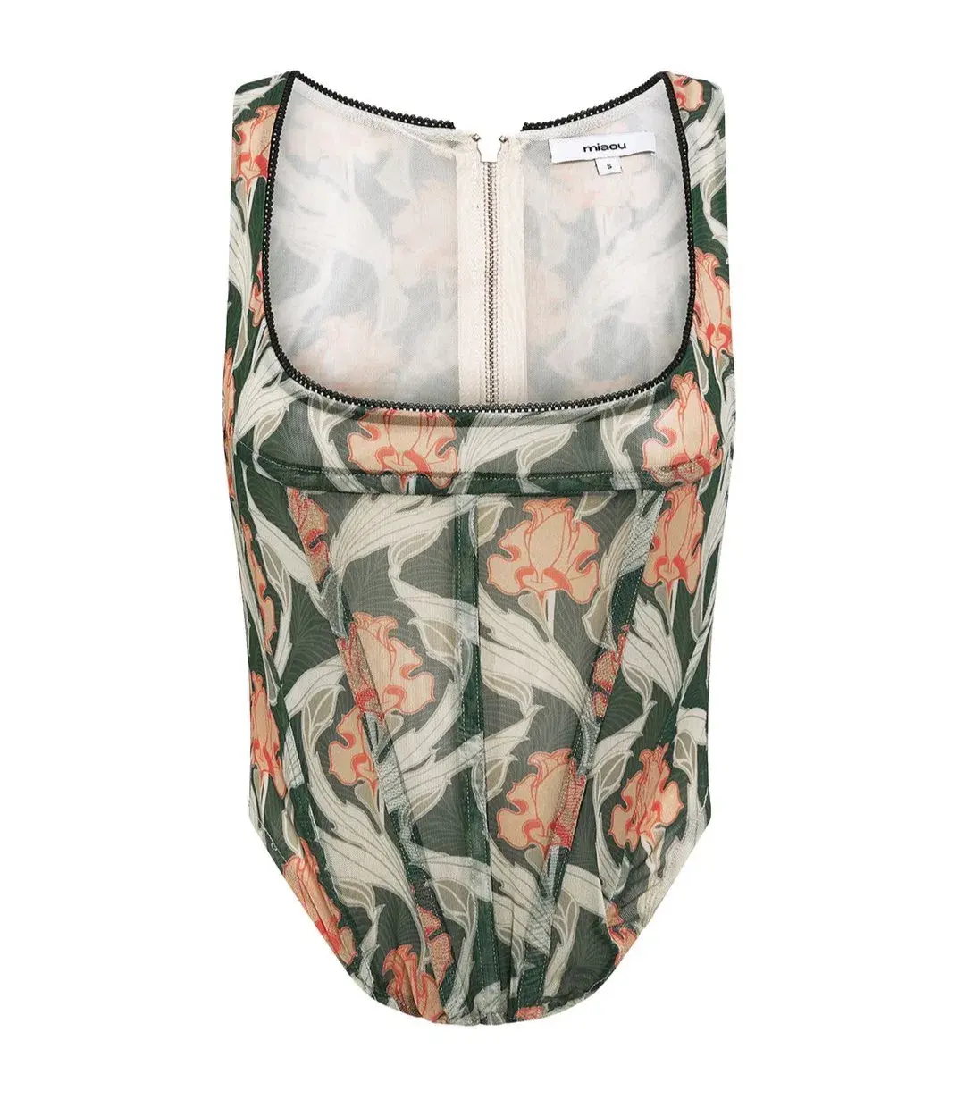 Miaou Campbell Corset and Mini Moni Skirt in Art Nouveau Size 6 for rent on The Volte - main image