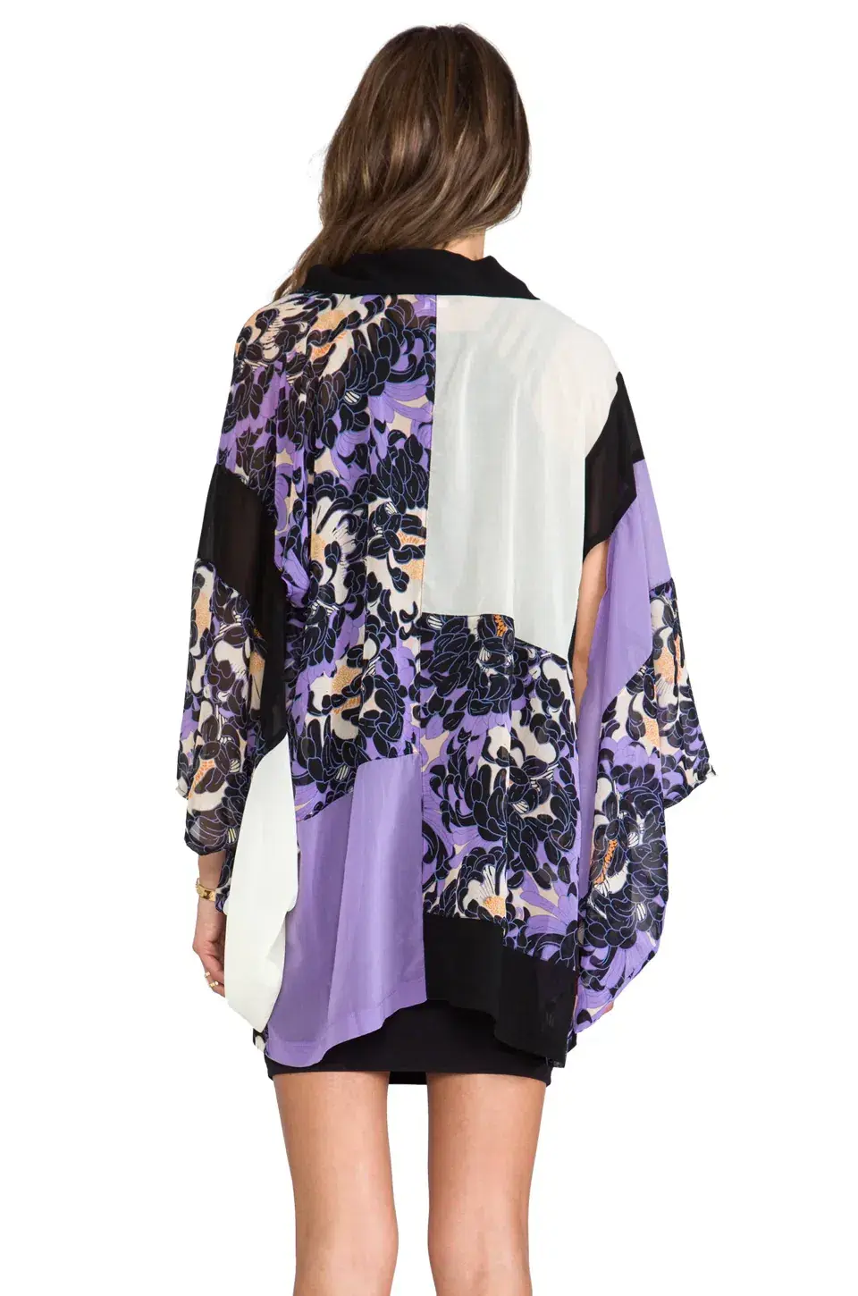 Shona Joy Love State Kimono Lavender Print Size 6 - Image 2
