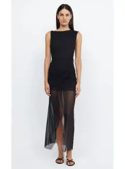 Bec + Bridge - Julien Asym Midi Dress in Black - Size 10 for rent on The Volte - image 1