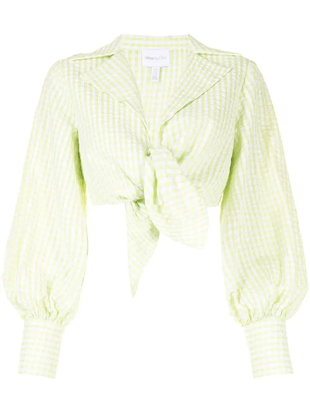 Alice McCall Her Story Top Green Size 8 for rent on The Volte - main image