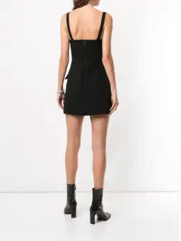 Dion Lee Belted Strap Bustier Mini Dress Black Size 8 for rent on The Volte - image 3