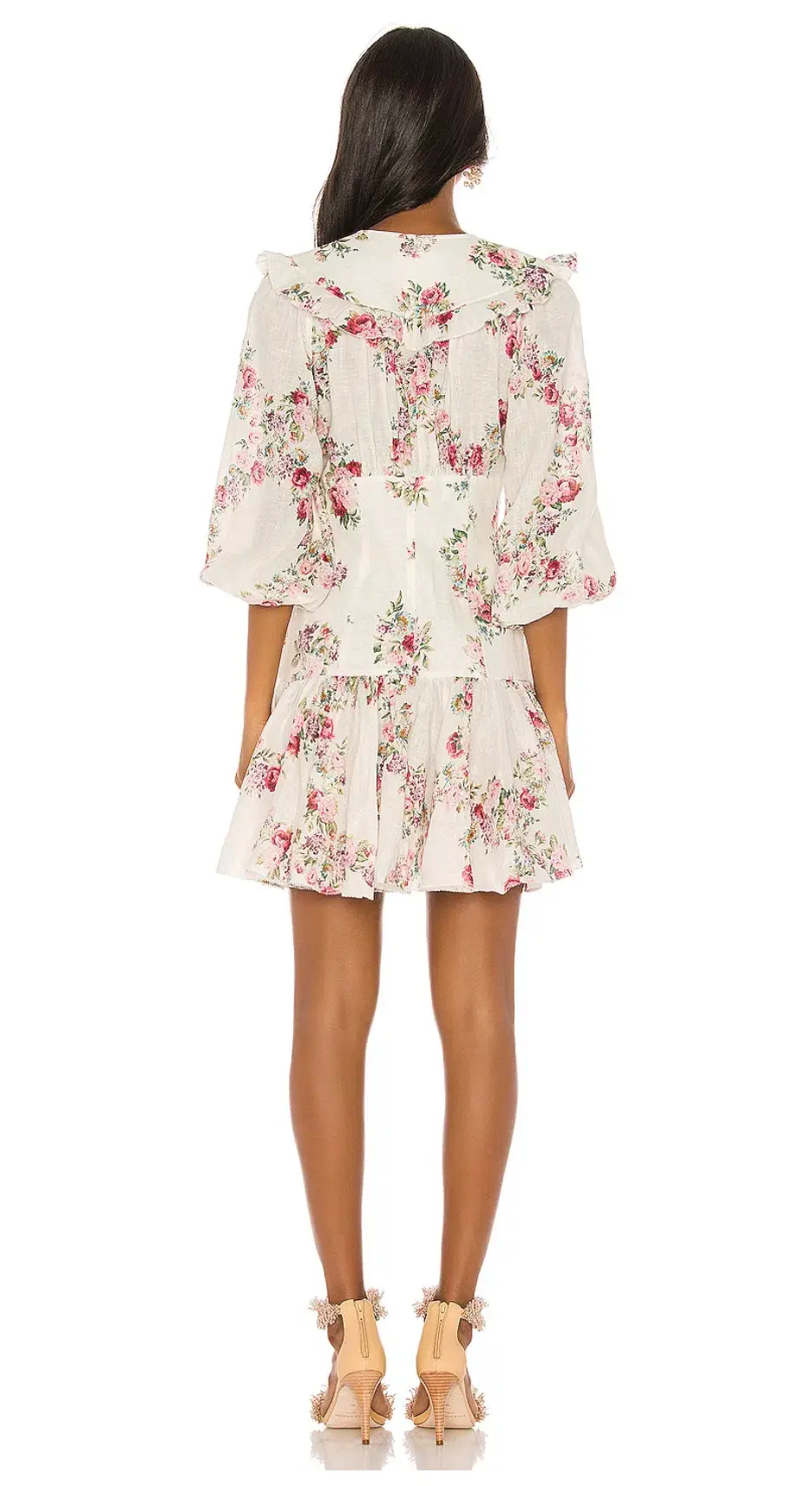 Zimmermann Honour Corset Dress Print Size 8 for rent on The Volte - main image