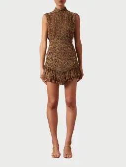 Shona Joy Paloma Sleeveless Mini Dress Print Size 8 for rent on The Volte - image 1