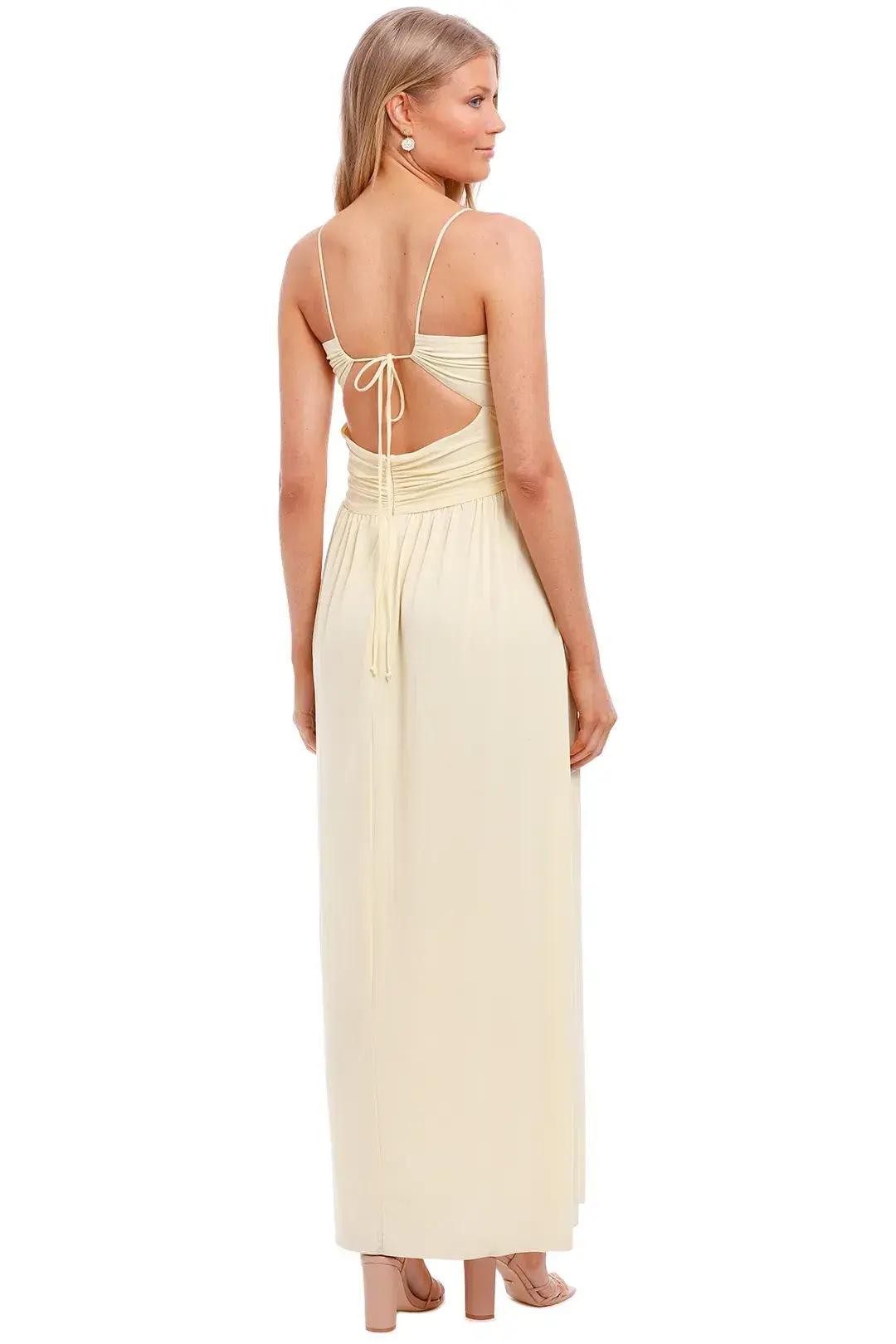 Bec and Bridge Isla Midi Dress Yellow Size 6 - Image 2