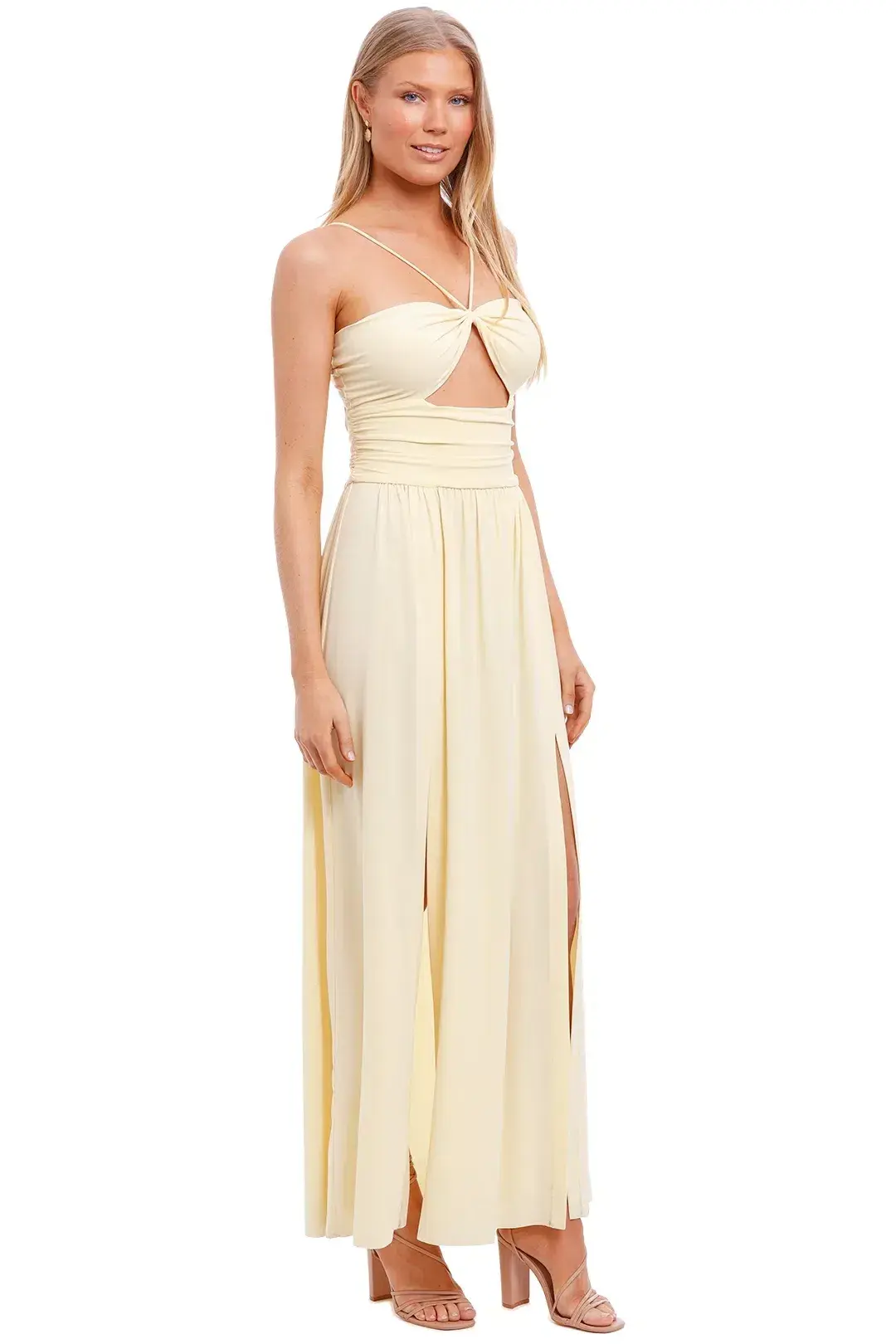 Bec and Bridge Isla Midi Dress Yellow Size 6 - Image 3