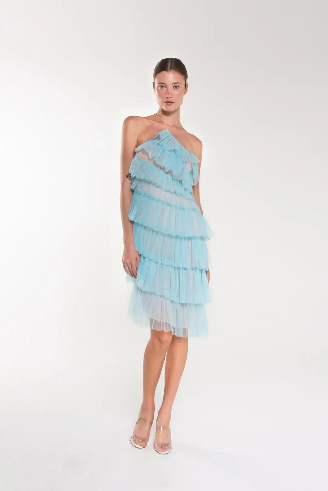The Bar Kai Dress Amalfi Blue Size 6 for rent on The Volte - main image