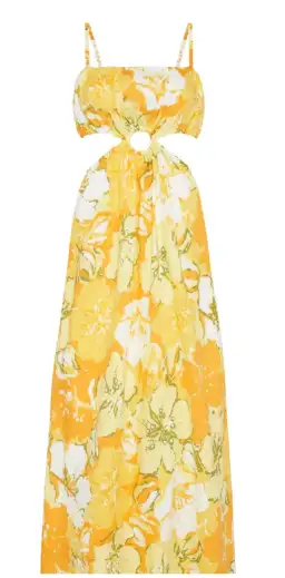 Faithfull the Brand El Rio Maxi Dress Loretta Floral Print Size 10