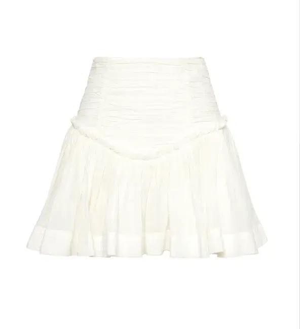 Aje Vanades Frill Crop Top & New Wave Mini Skirt Set Ivory Size 8 for rent on The Volte - main image