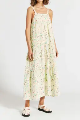 Lee Mathews Jean Dress Print Size 10