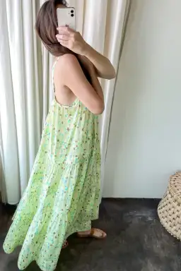 Lee Mathews Jean Dress Print Size 10