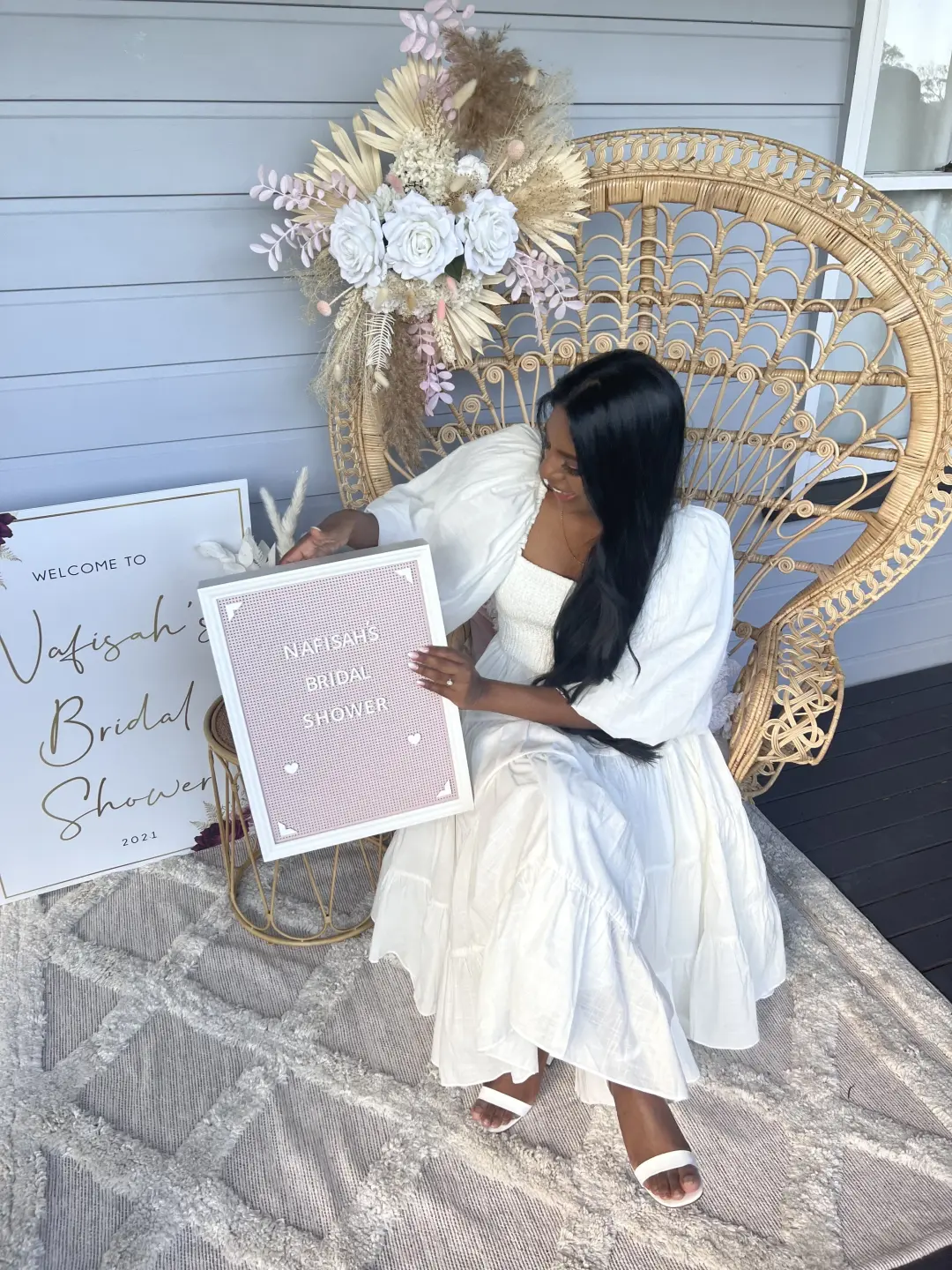 Aje Cherished Midi Dress Ivory Size 4 for rent on The Volte - main image