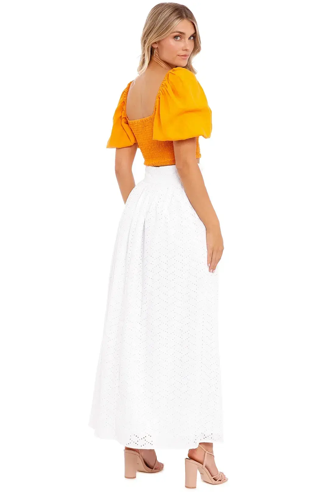 Anna Quan Sandrine Skirt in Dandelion Size 10 for rent on The Volte - main image