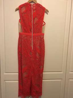 Manning Cartell Gallery Views Sheath Dress Sz 10 Red