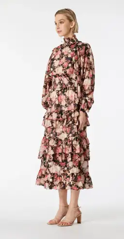 Elliatt Sonvia Maxi Dress Print Size 10 for rent on The Volte - image 1