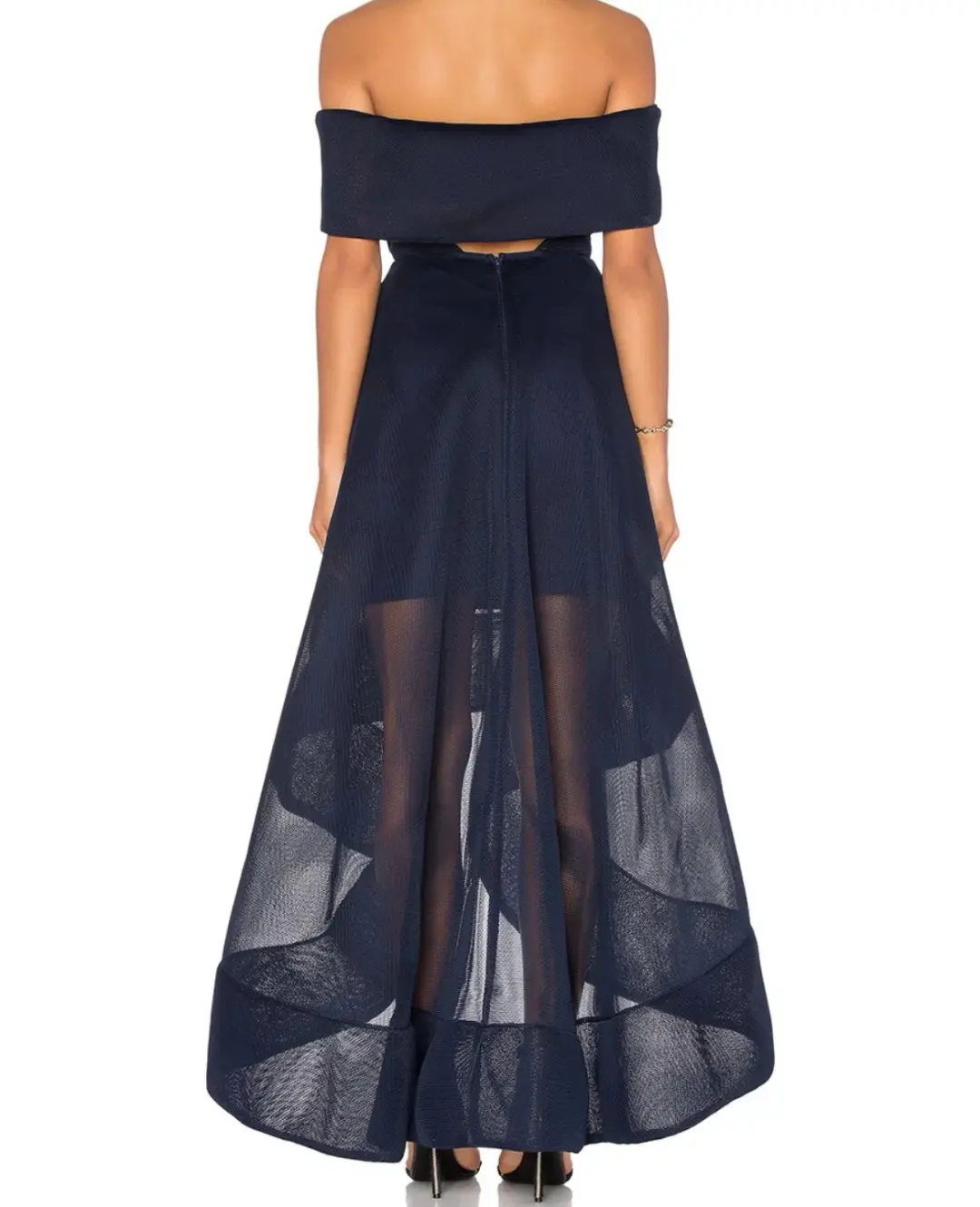 Bronx and Banco Tulip Dress Navy Size 12 for rent on The Volte - main image