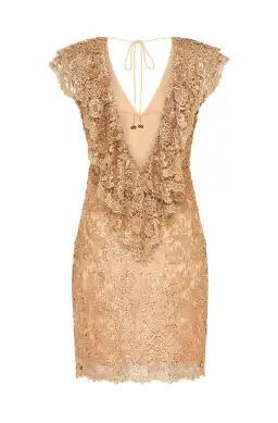 Spell & The Gypsy Nina Shift Dress Gold Size 8 for rent on The Volte - image 4