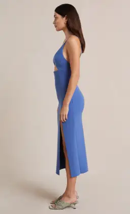 Bec & Bridge Josette Midi Dress Blue Size 8