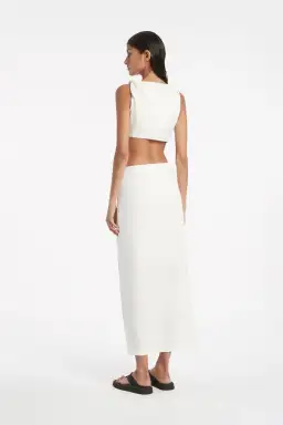 Sir The Label Ambroise Knot Dress White Size 8 for rent on The Volte - image 4