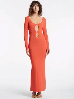 Sir the Label Petit Palace Midi Dress Cherrybomb Size AU 6 for rent on The Volte - image 1