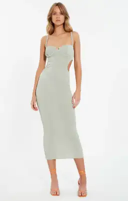 Solita Kendra Dress Sage green Size L