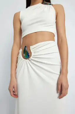 Christopher Esber Moodstone Set White Size 6 for rent on The Volte - image 4