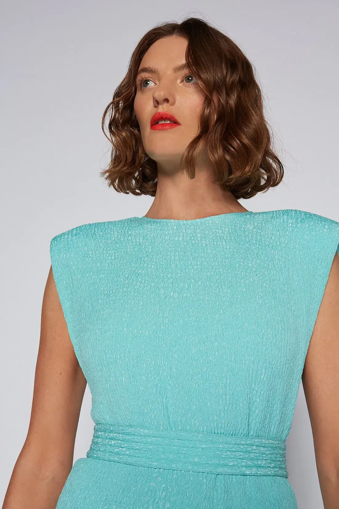 Scanlan Stretch Reptile Dress Mint Size 8  - Image 4