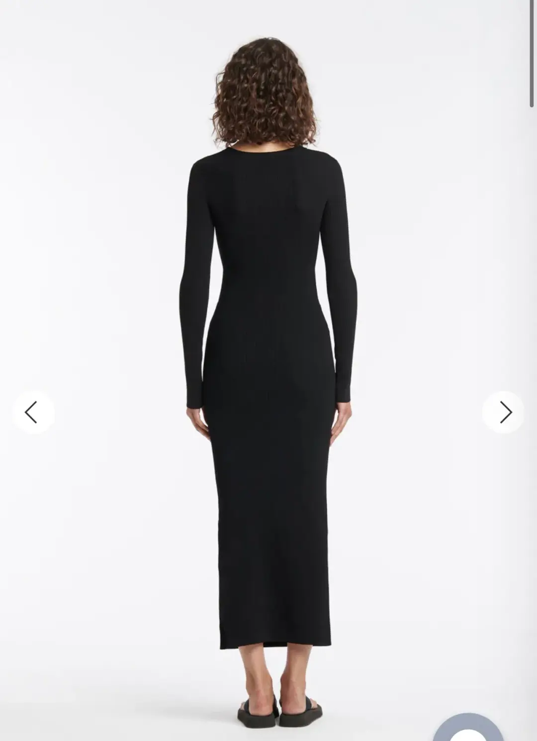 Sir the Label Celena Draped Dress Black Size 2 / AU 10 for rent on The Volte - main image
