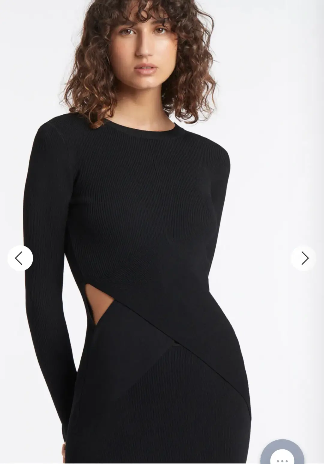 Sir the Label Celena Draped Dress Black Size 2 / AU 10 for rent on The Volte - main image