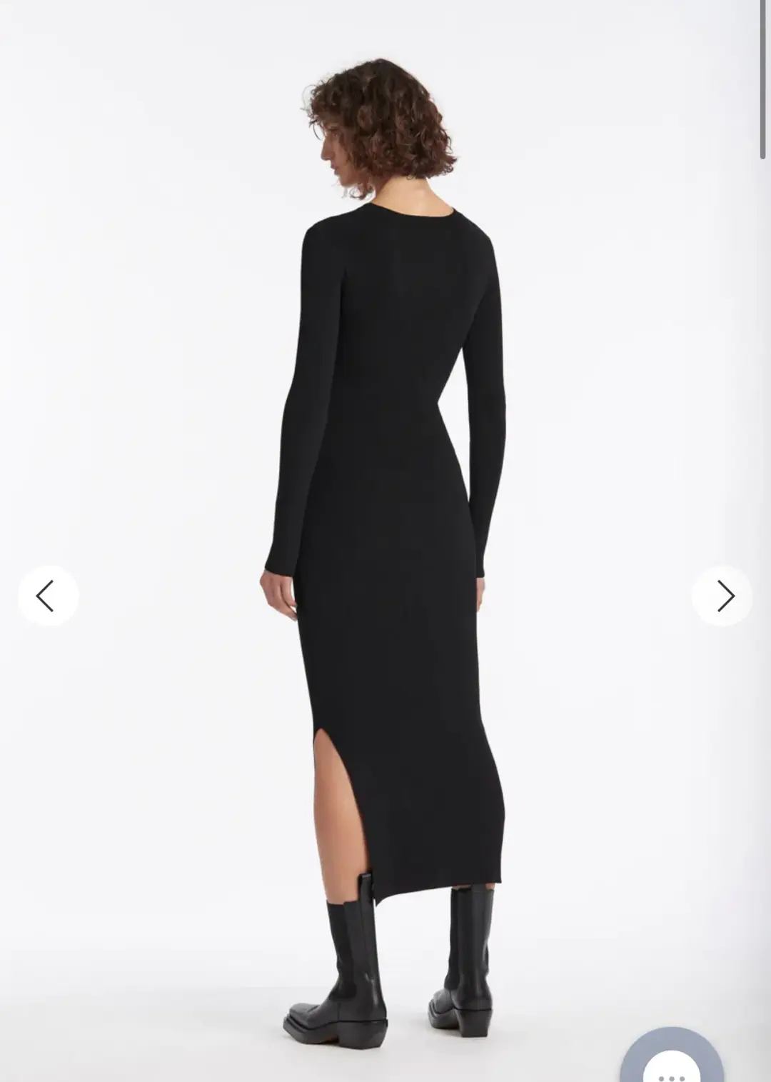 Sir the Label Celena Draped Dress Black Size 2 / AU 10 for rent on The Volte - main image