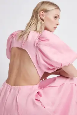 AJE - Serendipity Dress Pink - Size 10 for rent on The Volte - image 3